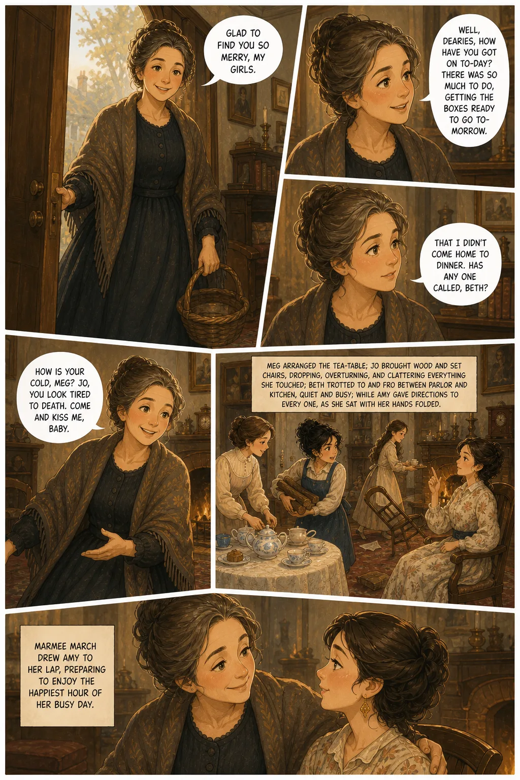 Little Women, illustrated page 17: [object Object]
