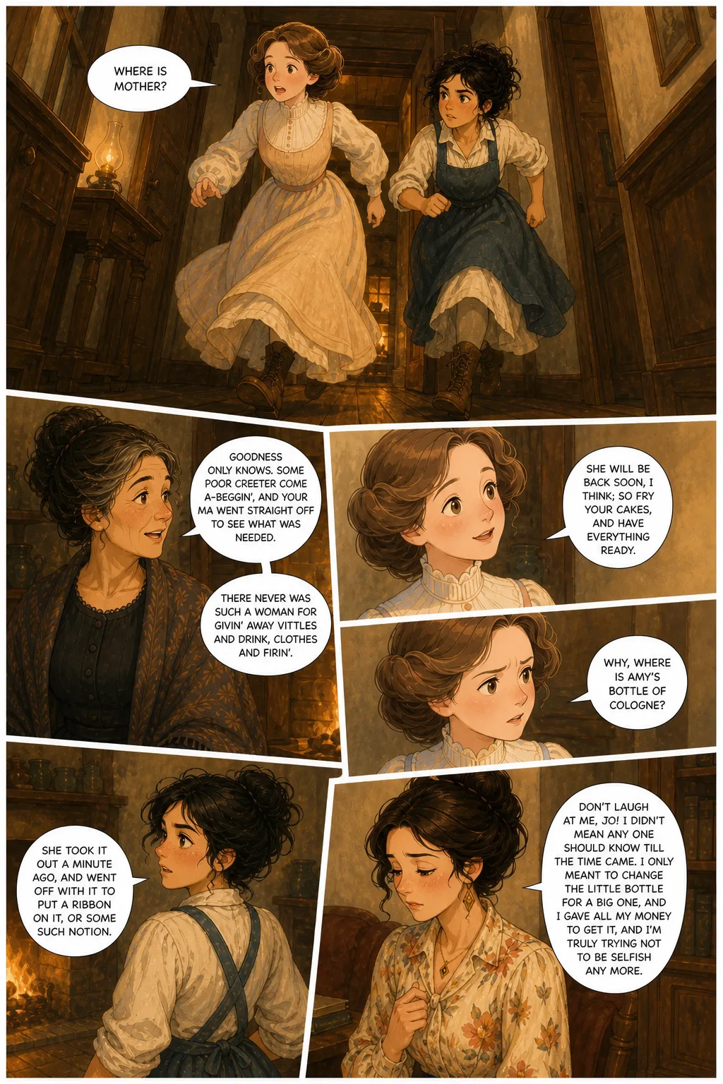 Little Women, illustrated page 24: [object Object]