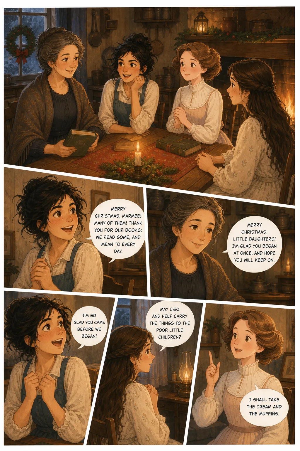 Little Women, illustrated page 25: [object Object]