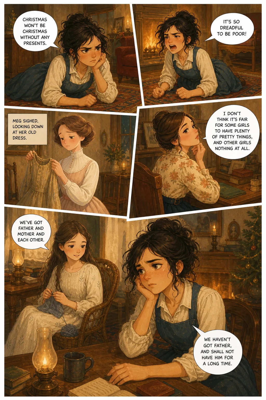 Little Women, illustrated page 4: [object Object]
