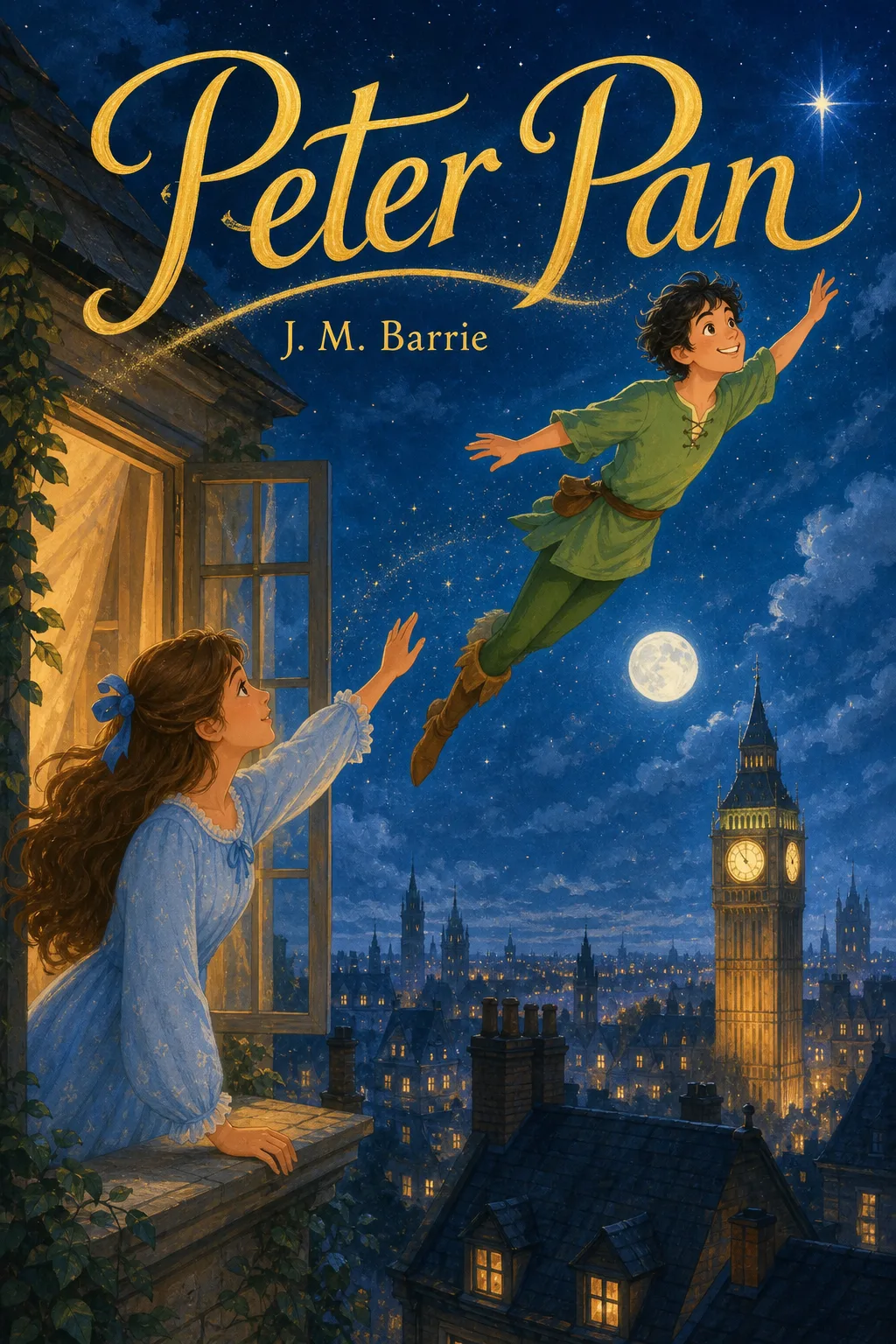 Cover of Peter Pan, comic edition
