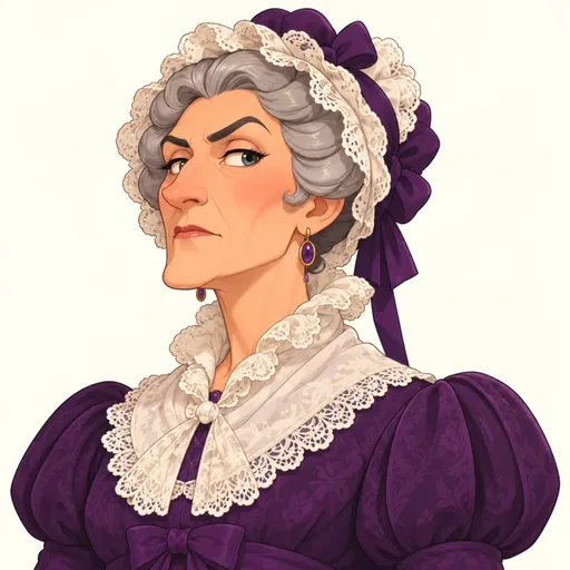Lady Catherine de Bourgh: character portrait from Pride and Prejudice (Jane Austen)
