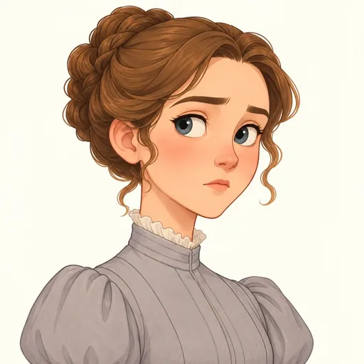 Mary Bennet: character portrait from Pride and Prejudice (Jane Austen)