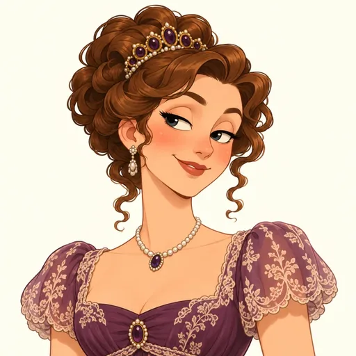 Mrs. Hurst: character portrait from Pride and Prejudice (Jane Austen)