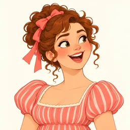 Portrait of Lydia Bennet