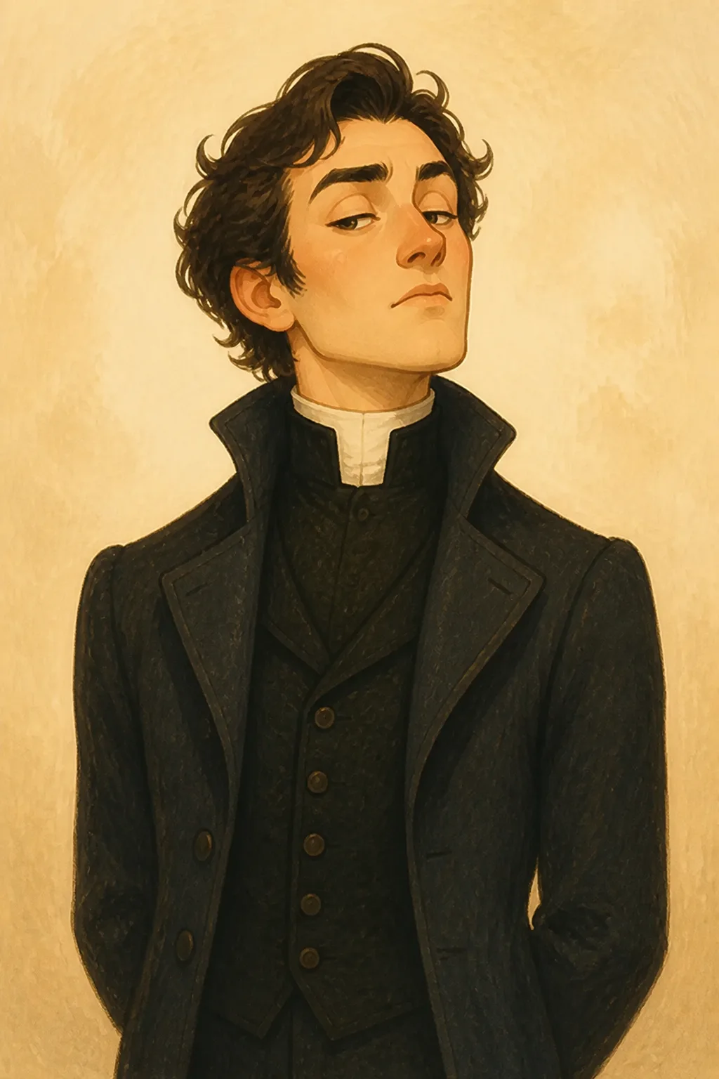 Mr. Collins: character portrait from Pride and Prejudice (Jane Austen)