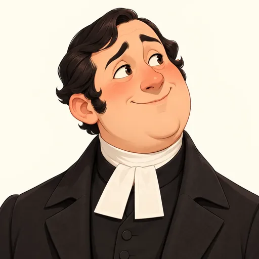 Mr. Collins: character portrait from Pride and Prejudice (Jane Austen)