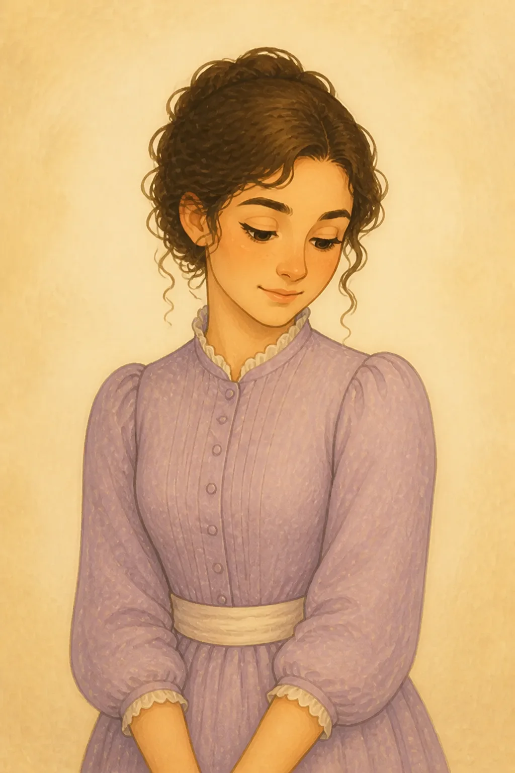 Georgiana Darcy: character portrait from Pride and Prejudice (Jane Austen)