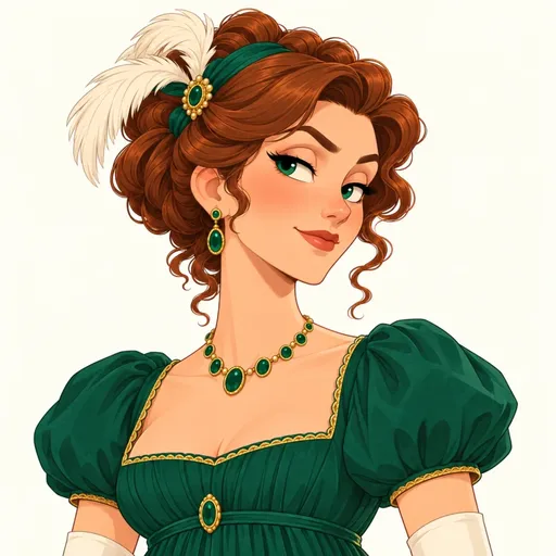 Caroline Bingley: character portrait from Pride and Prejudice (Jane Austen)