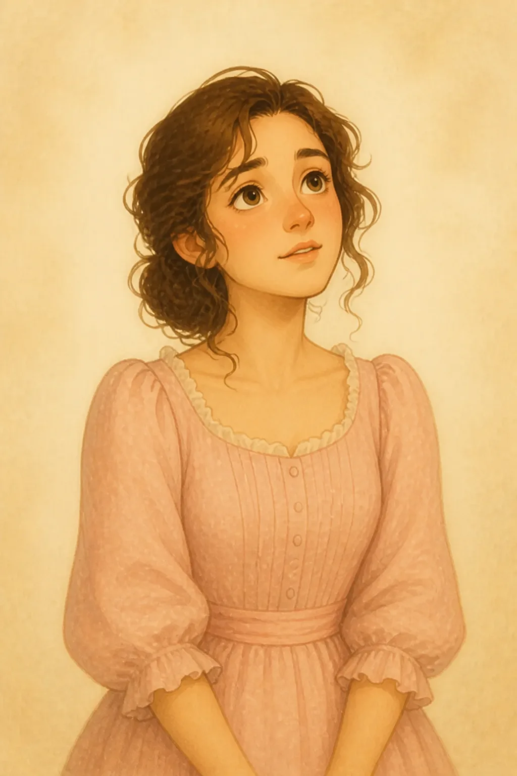 Kitty Bennet: character portrait from Pride and Prejudice (Jane Austen)