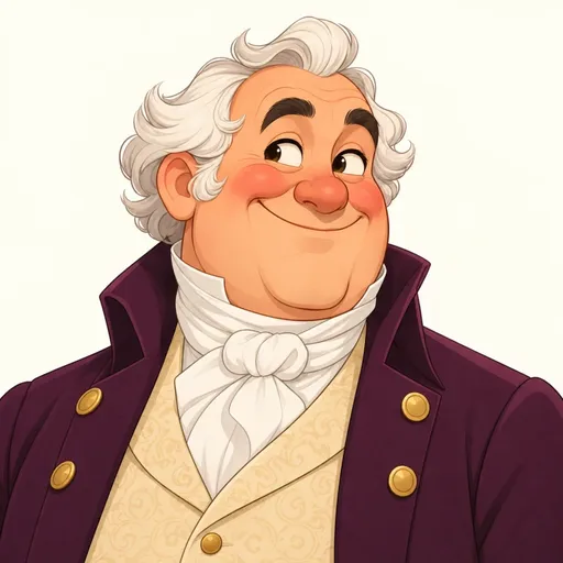 Sir William Lucas: character portrait from Pride and Prejudice (Jane Austen)
