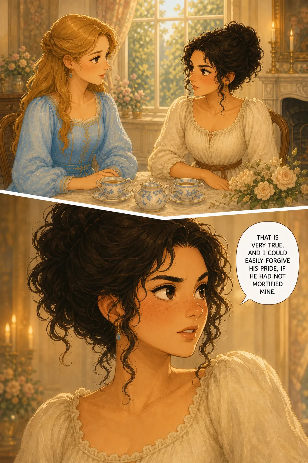 Pride and Prejudice, illustrated page 22: [object Object]