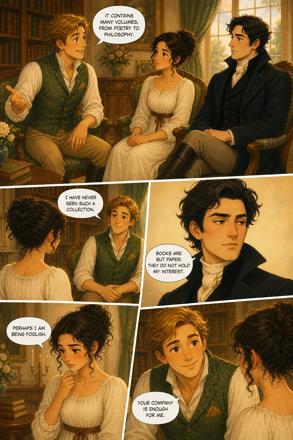Pride and Prejudice, illustrated page 38: [object Object]