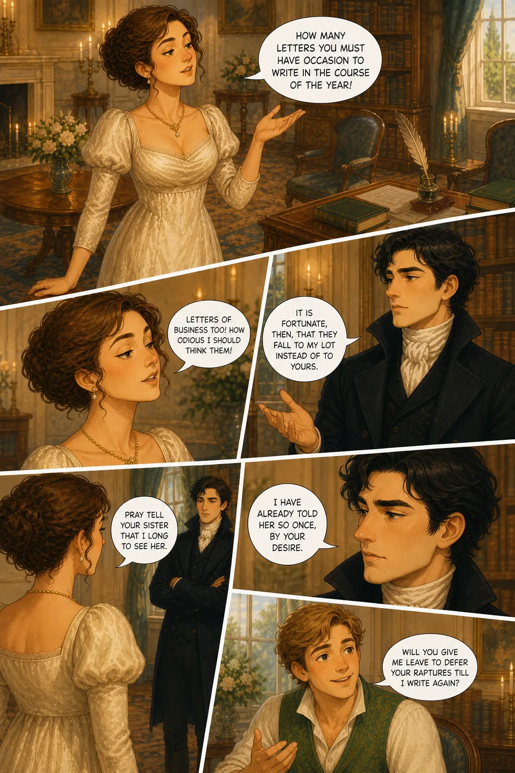 Pride and Prejudice, illustrated page 41: [object Object]