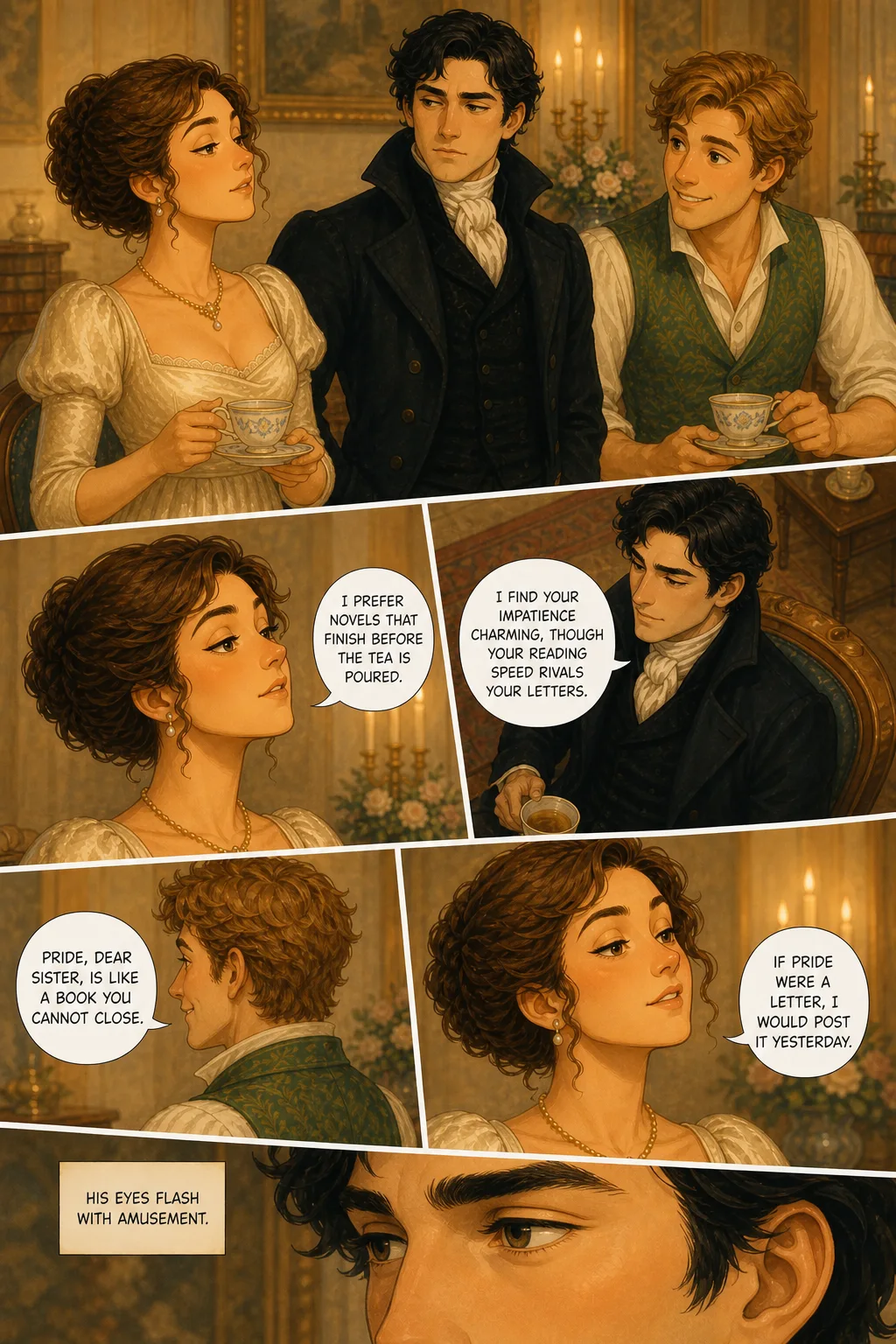Pride and Prejudice, illustrated page 44: [object Object]