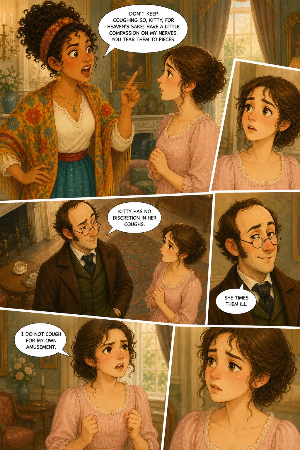 Pride and Prejudice, illustrated page 6: [object Object]