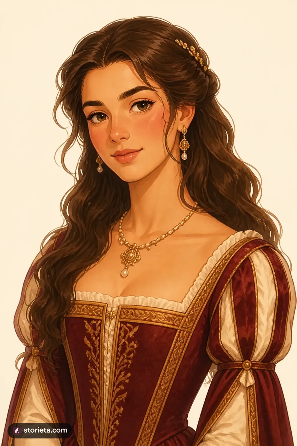 Juliet: character portrait from Romeo and Juliet (William Shakespeare)