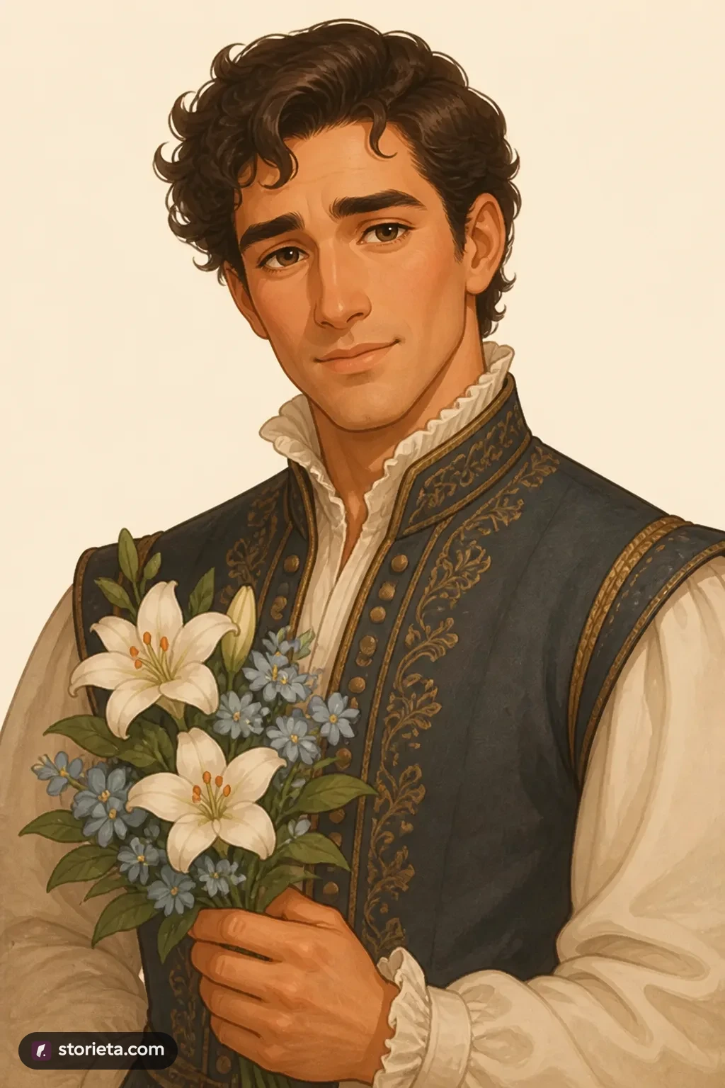 Paris: character portrait from Romeo and Juliet (William Shakespeare)