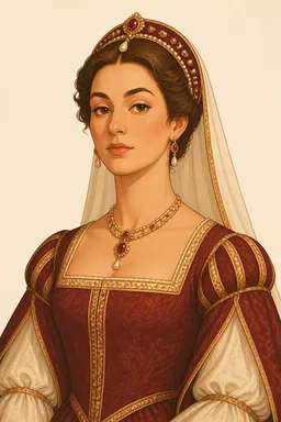 Portrait of Lady Capulet from Romeo and Juliet
