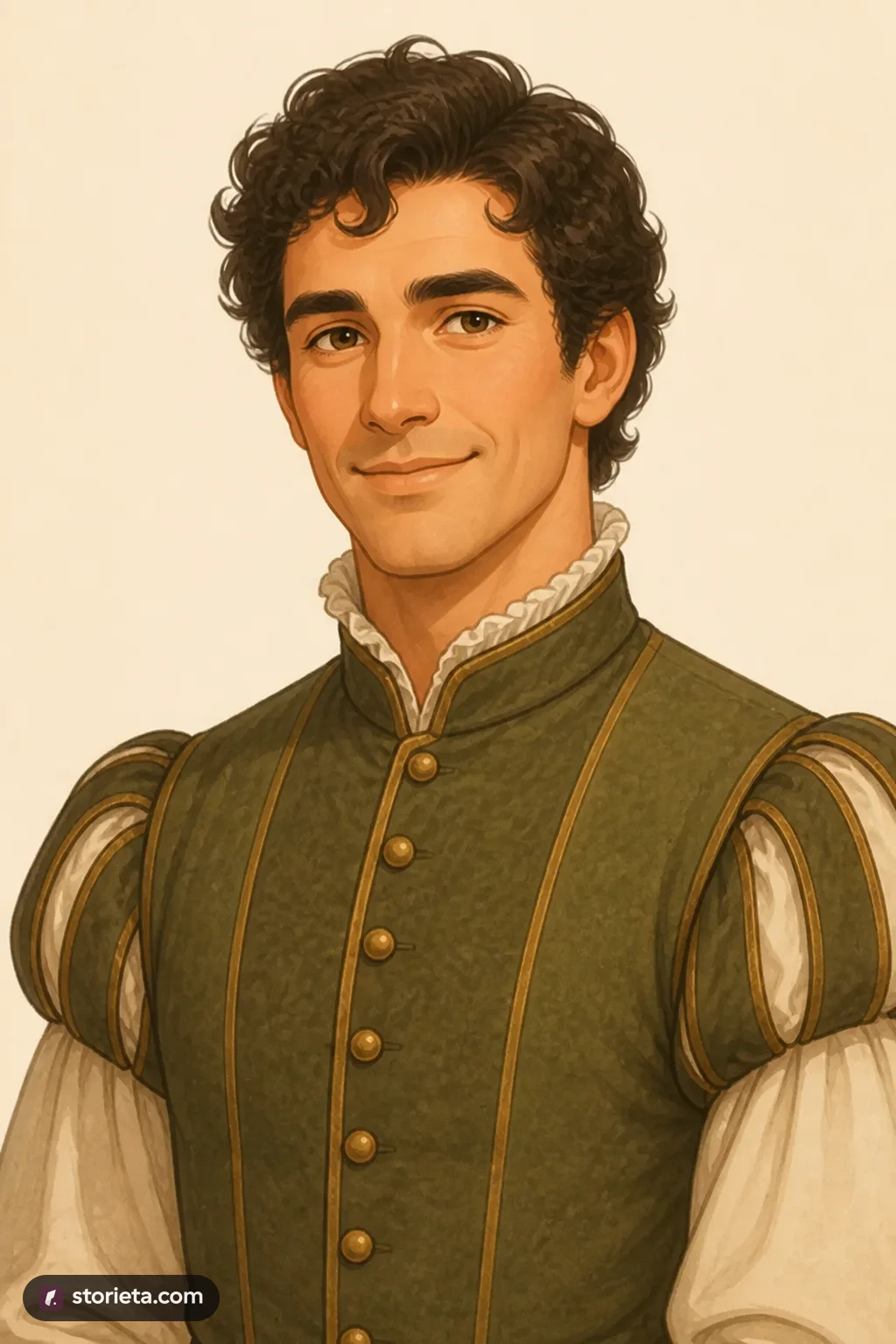 Benvolio: character portrait from Romeo and Juliet (William Shakespeare)