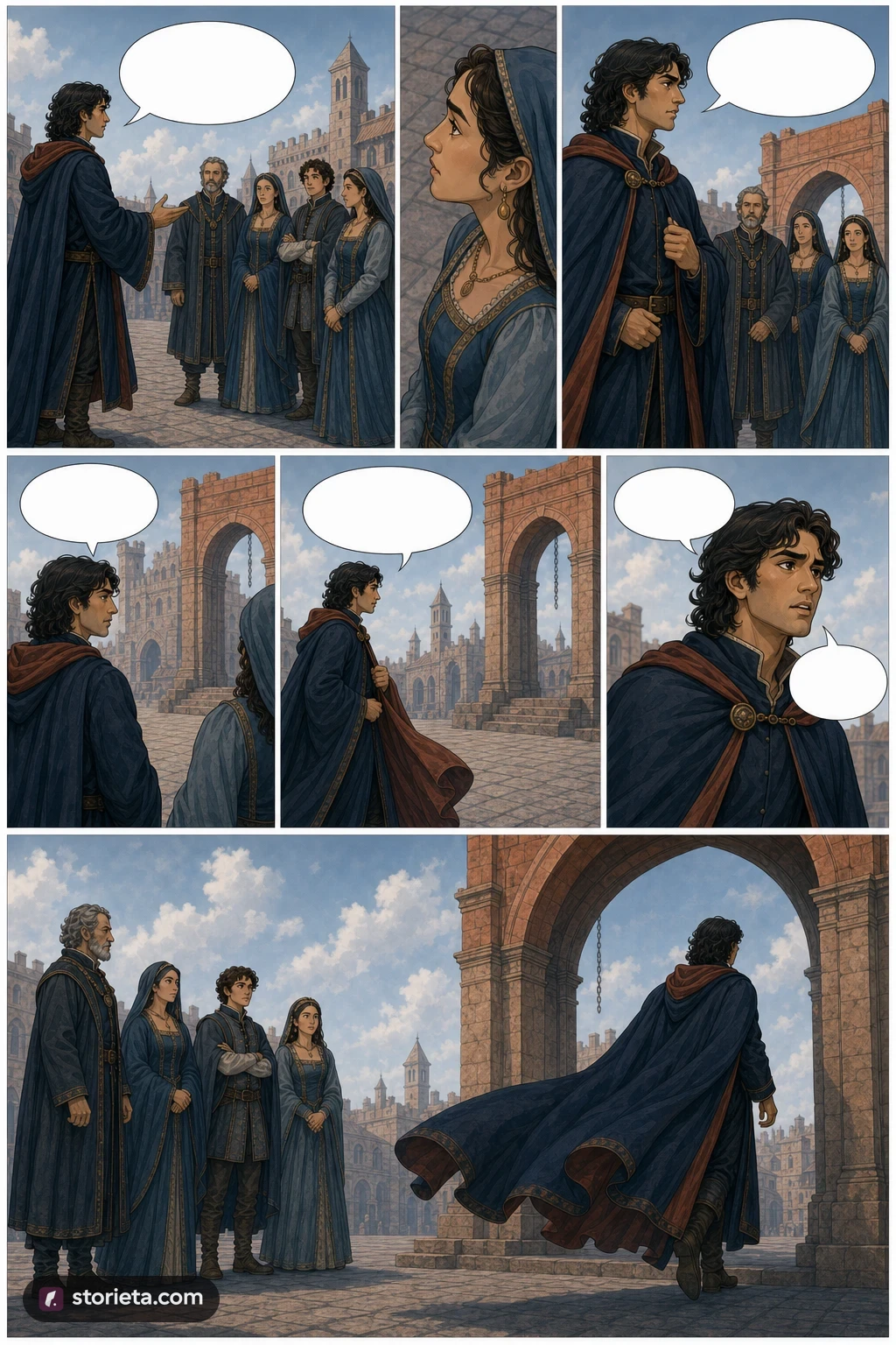 Romeo and Juliet, illustrated page 2: The fearful passage of their death-mark’d love...