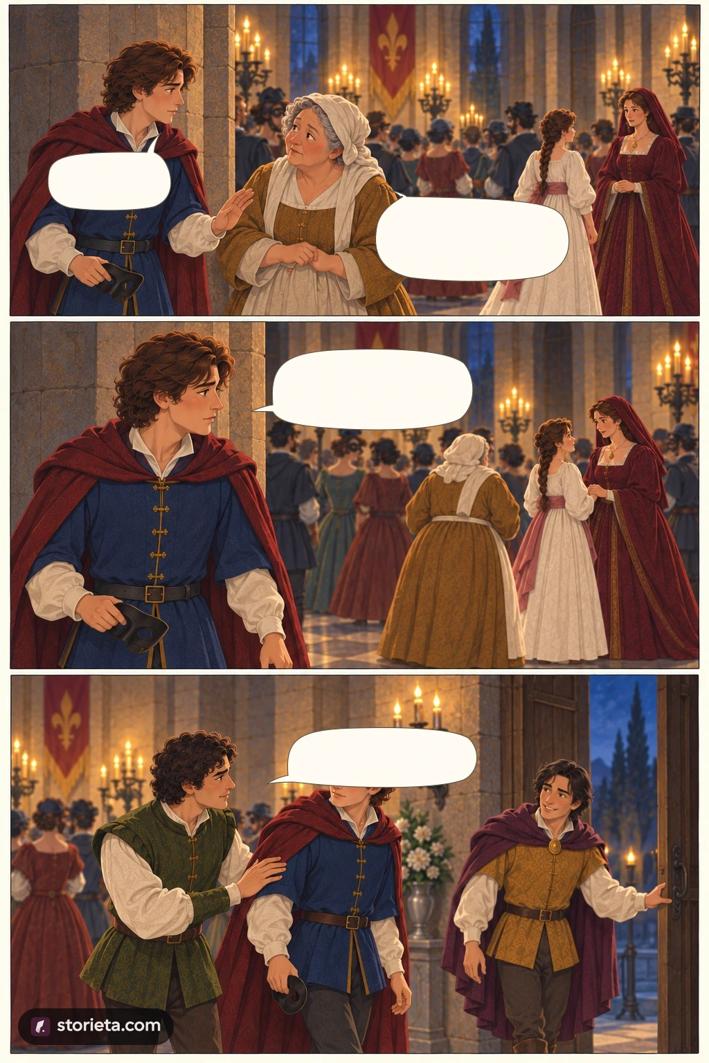 Romeo and Juliet, illustrated page 12: Who's her mother?