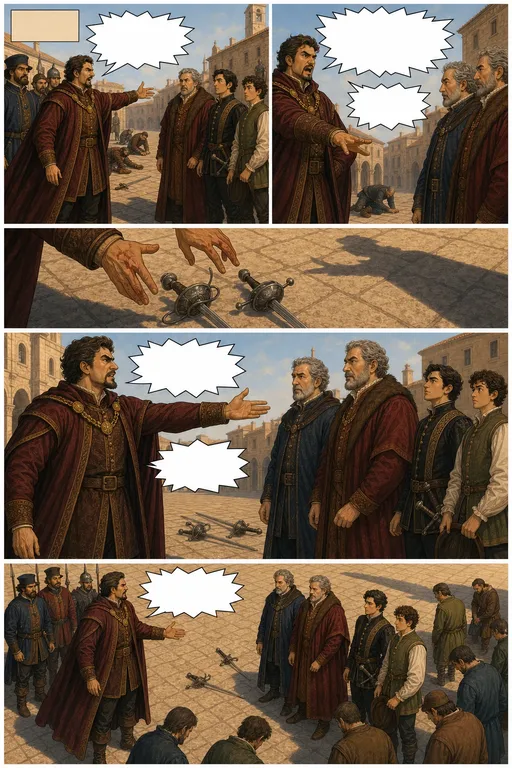 Romeo and Juliet, illustrated page 5: Enter Prince Escalus, with Attendants.