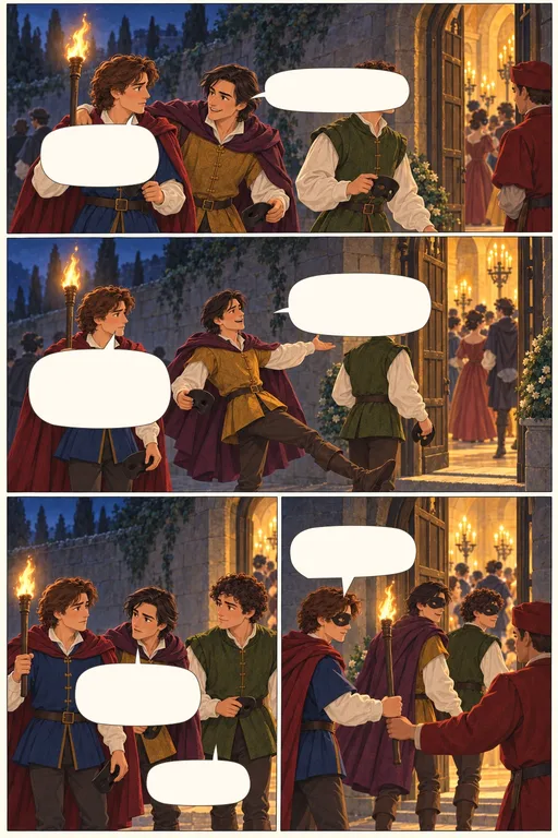 Romeo and Juliet, illustrated page 9: Tonight, Romeo, you're dancing.
