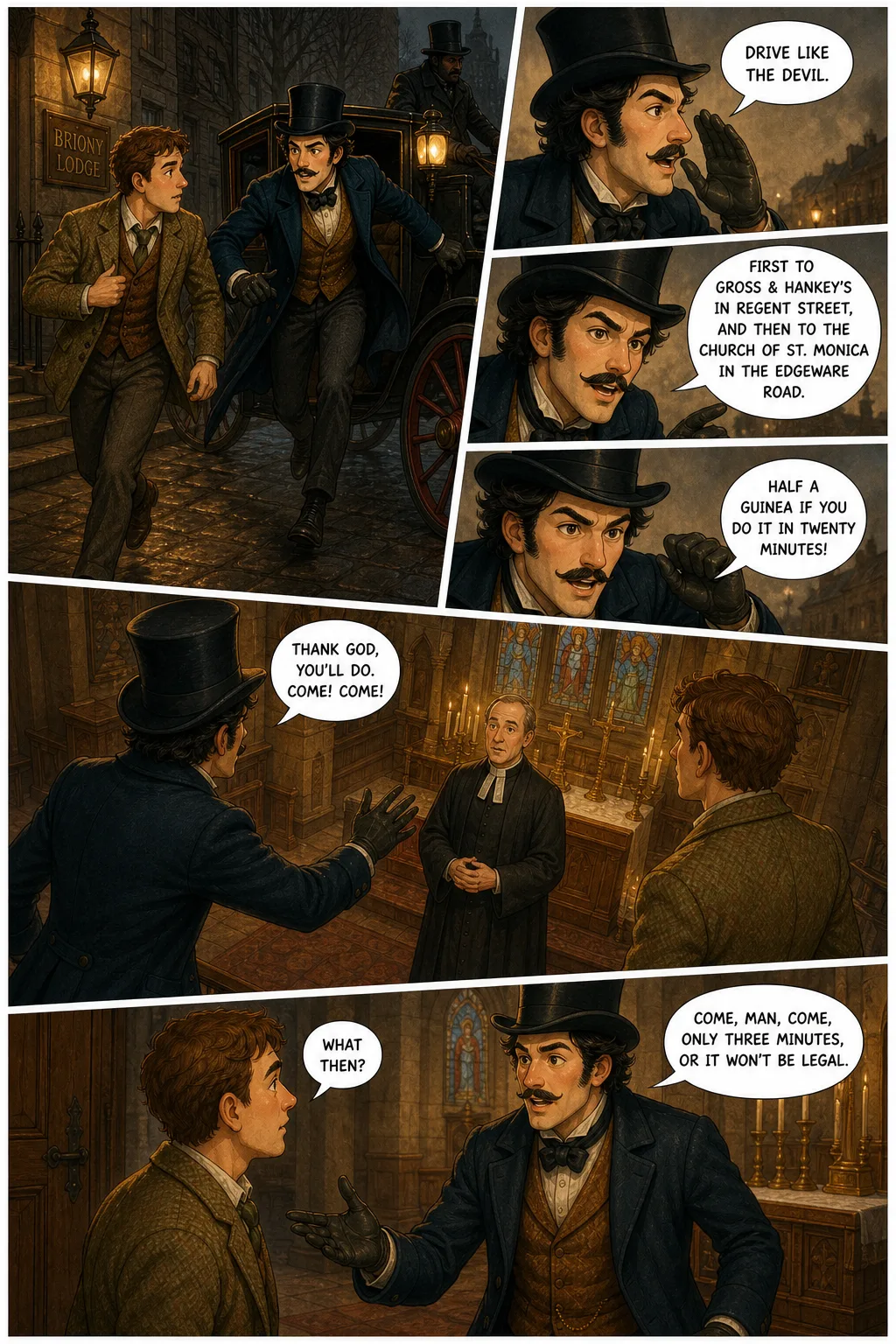 The Adventures of Sherlock Holmes, illustrated page 19: [object Object]