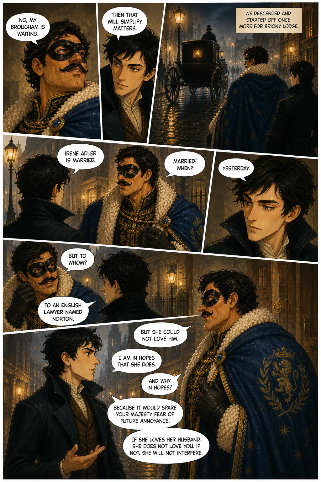The Adventures of Sherlock Holmes, illustrated page 30: [object Object]