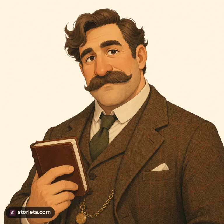 John Watson: character portrait from The Adventures of Sherlock Holmes (Arthur Conan Doyle)