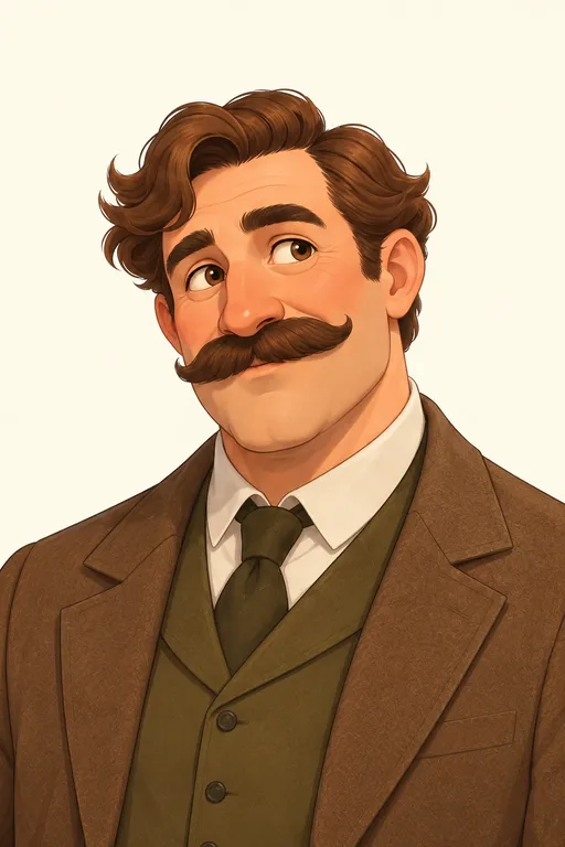 John Watson: character portrait from The Adventures of Sherlock Holmes (Arthur Conan Doyle)
