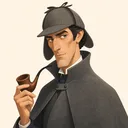 Portrait of Sherlock Holmes