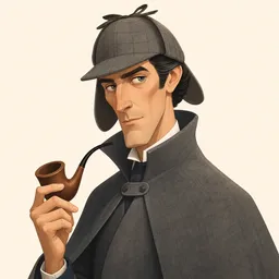 Portrait of Sherlock Holmes