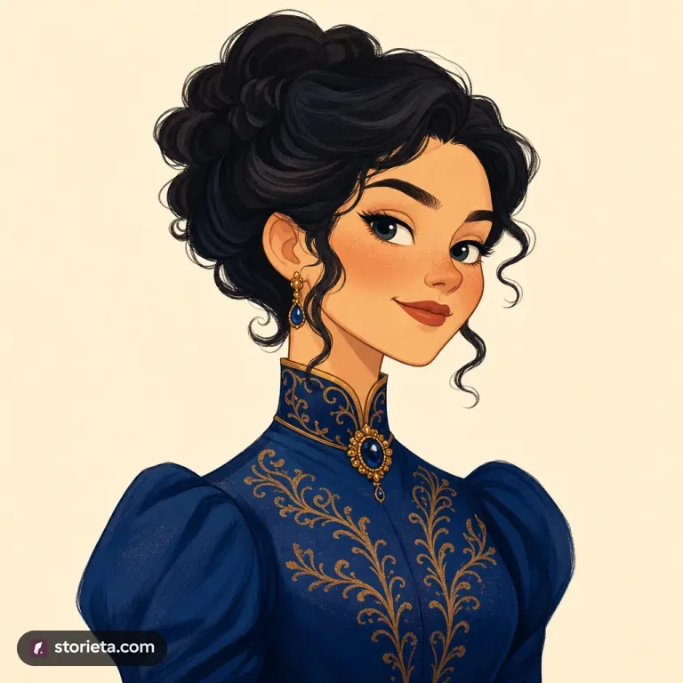 Irene Adler: character portrait from The Adventures of Sherlock Holmes (Arthur Conan Doyle)