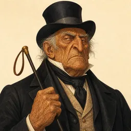 Portrait of Dr. Grimesby Roylott from The Adventures of Sherlock Holmes