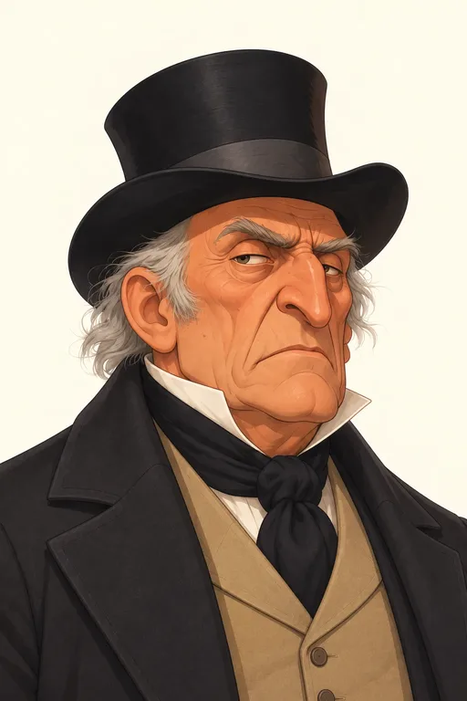 Dr. Grimesby Roylott: character portrait from The Adventures of Sherlock Holmes (Arthur Conan Doyle)