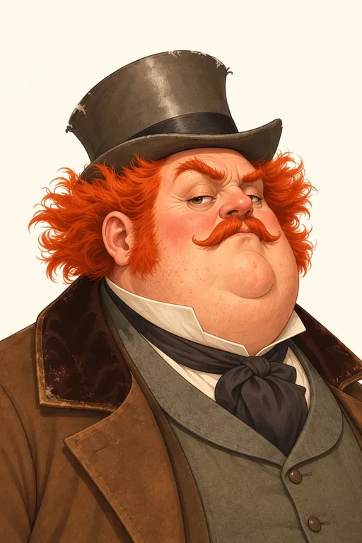 Jabez Wilson: character portrait from The Adventures of Sherlock Holmes (Arthur Conan Doyle)