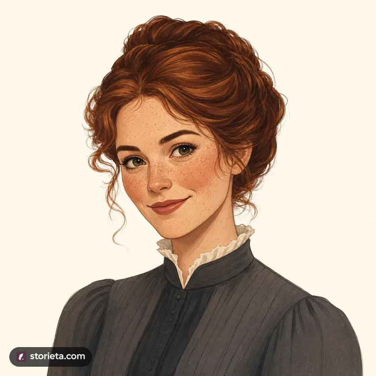 Violet Hunter: character portrait from The Adventures of Sherlock Holmes (Arthur Conan Doyle)