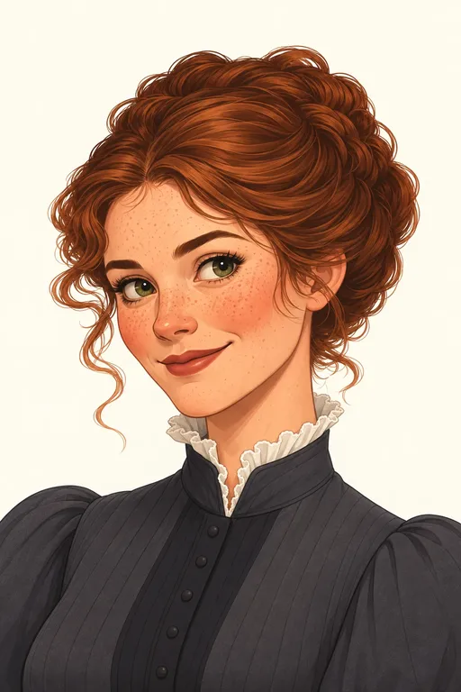 Violet Hunter: character portrait from The Adventures of Sherlock Holmes (Arthur Conan Doyle)