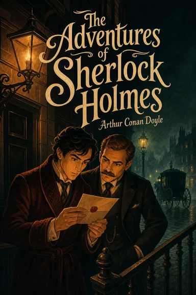 Cover of The Adventures of Sherlock Holmes, comic edition