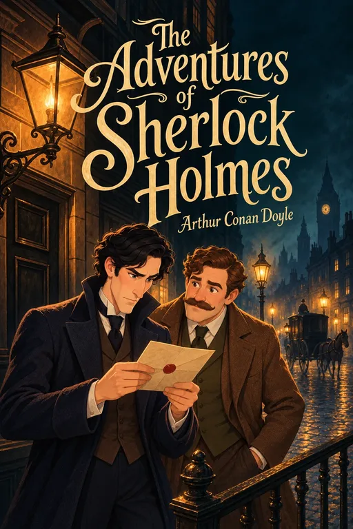 Cover of The Adventures of Sherlock Holmes, comic edition