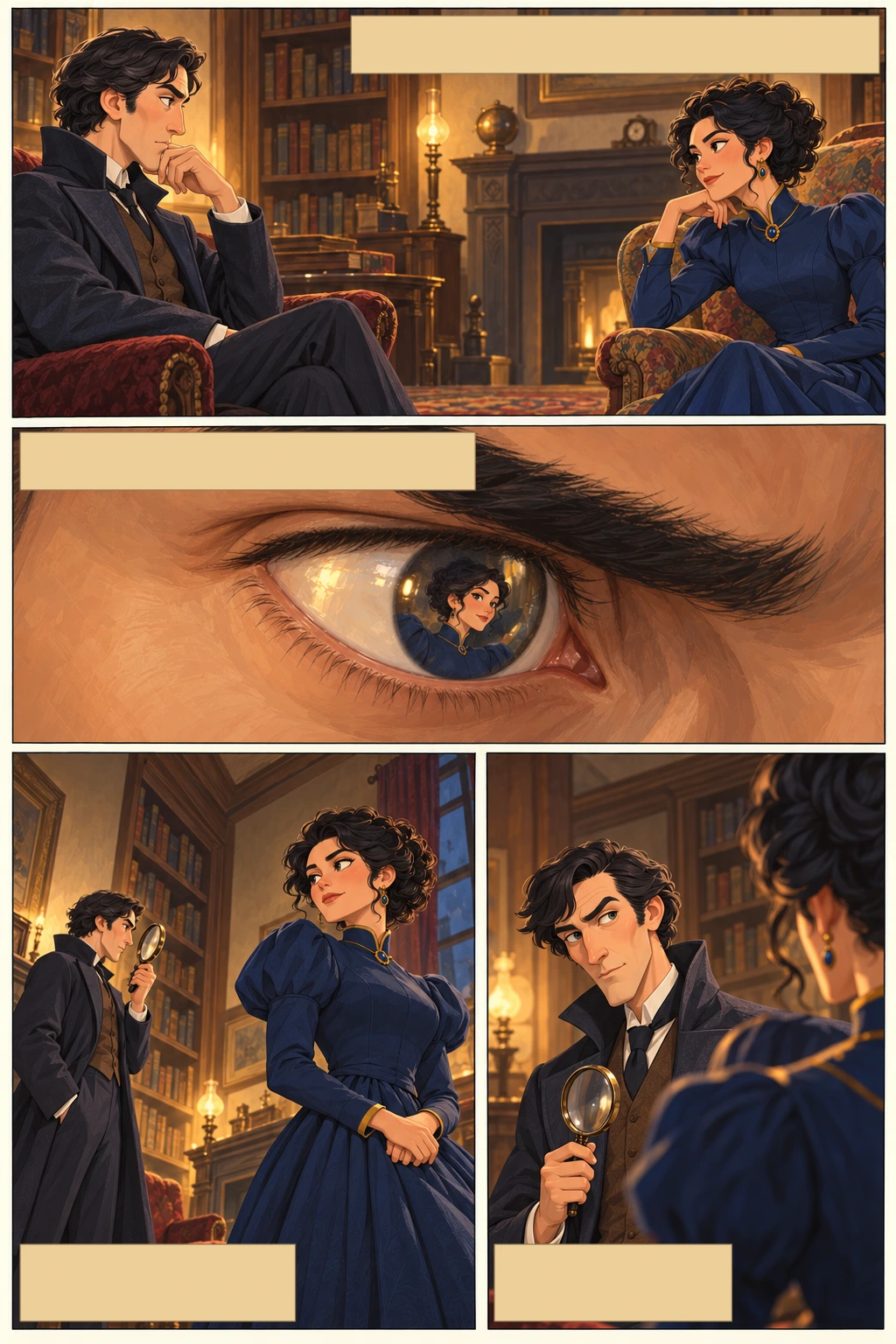 Page 1 of the The Adventures of Sherlock Holmes comic edition