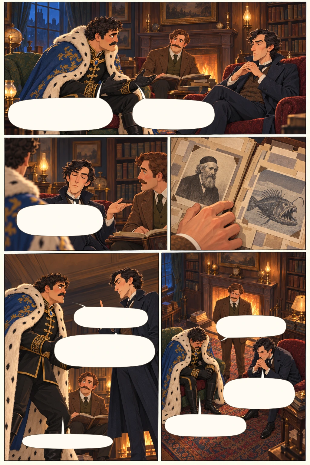 The Adventures of Sherlock Holmes, illustrated page 10: Five years ago, in Warsaw, I fell in love with Irene Adler.