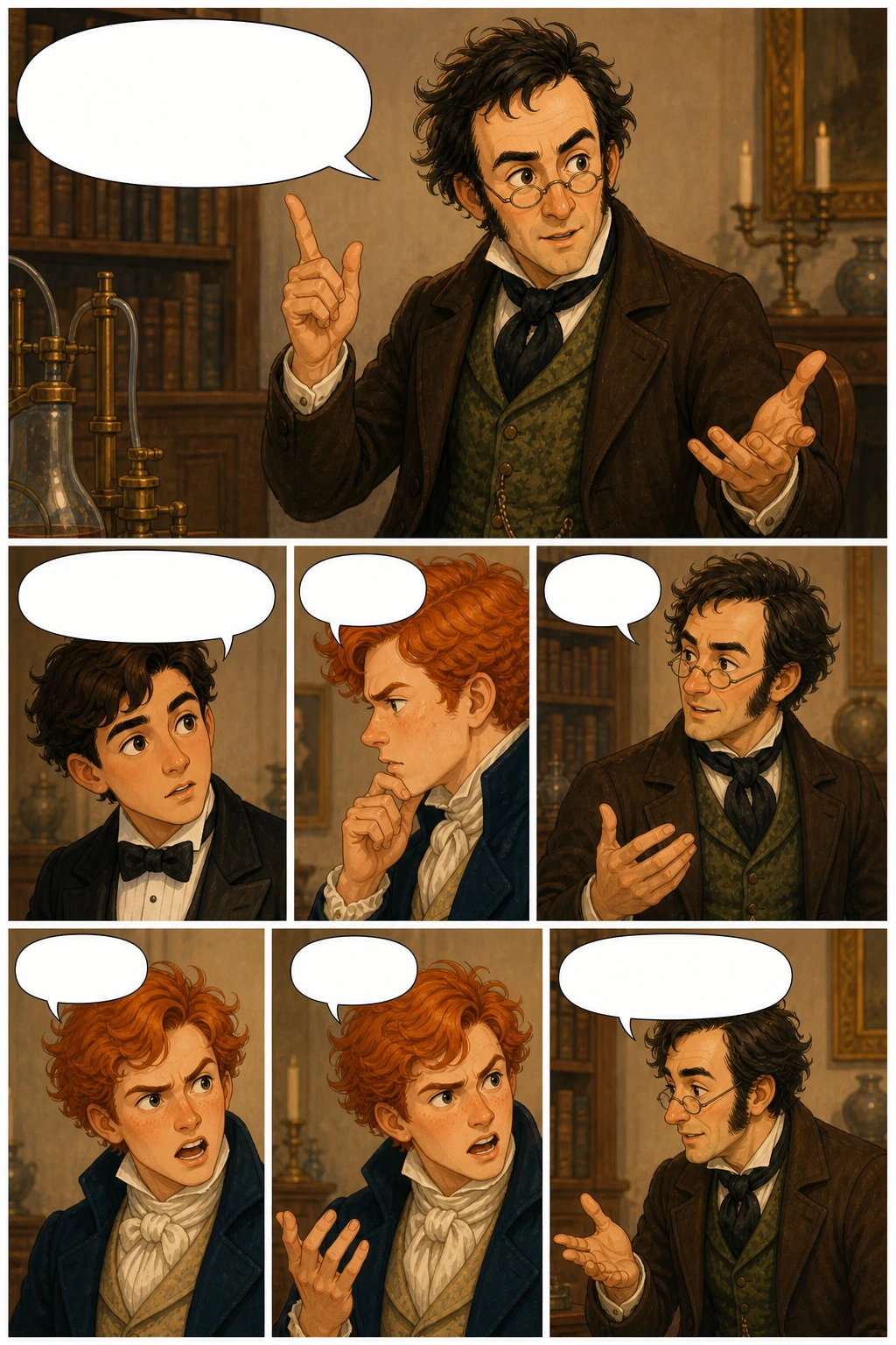The Time Machine, illustrated page 2: You know of course that a mathematical line, a line of thickness nil, has no real existence.