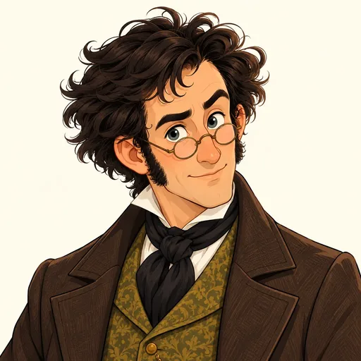 The Time Traveller: character portrait from The Time Machine (H. G. Wells)