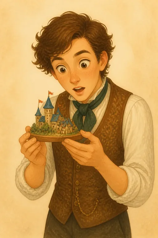 The Very Young Man: character portrait from The Time Machine (H. G. Wells)