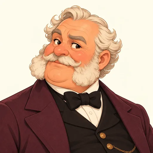 The Provincial Mayor: character portrait from The Time Machine (H. G. Wells)