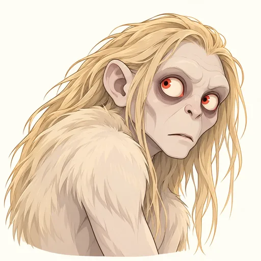 The Morlocks: character portrait from The Time Machine (H. G. Wells)