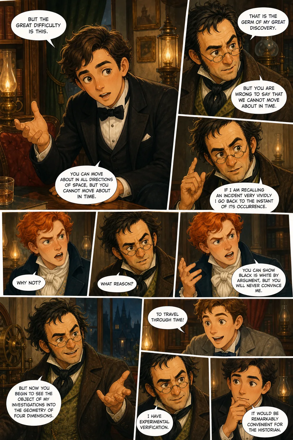 The Time Machine, illustrated page 5: [object Object]